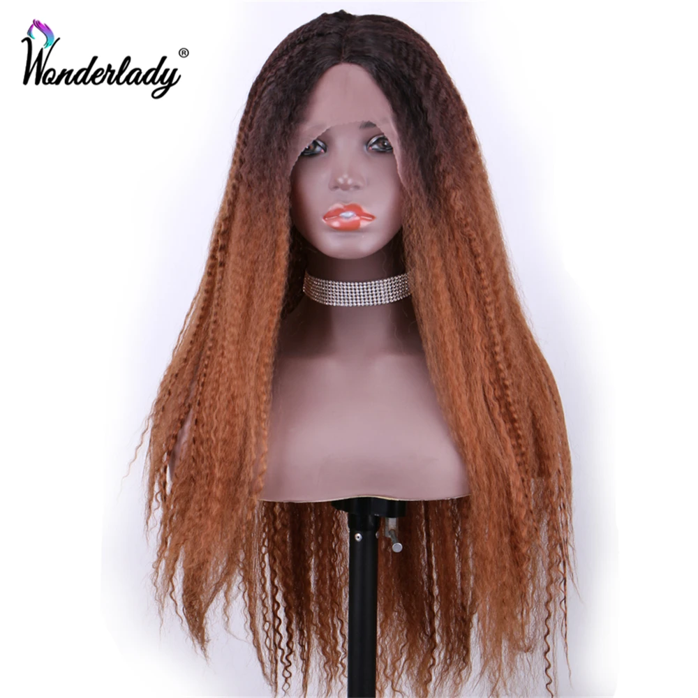 Длинные курчавые прямые синтетические парики WonderLady для женщин 26 дюймов средней