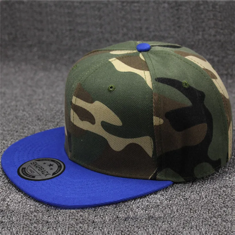 

Fashion Adjustable Unisex Colorblock Camouflage Camo Cap Casquette Hat Baseball Cap Children Casual Hat One Size Solid Bigsweety