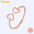 Trustdavis 100% 925 пробы коктейльное Открытое кольцо для женщин из серебра 925 пробы, кольцо, ювелирные изделия, подарок DA85