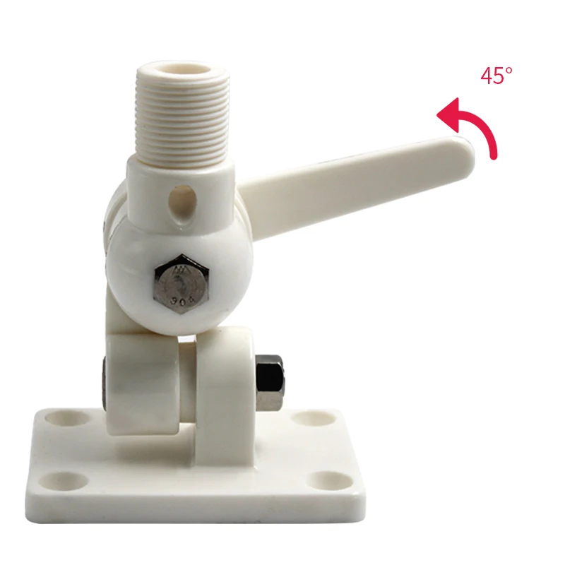 Морская антенна базовое крепление пластиковая Лодка двойная ось Регулируемая