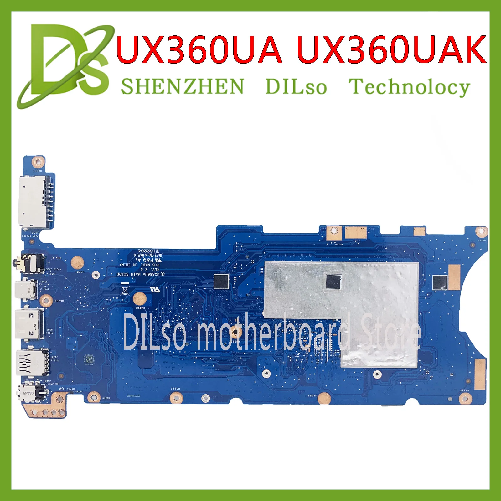 KEFU UX360UAK для ASUS UX360U UX360 UX360UA материнская плата ноутбука I7 7500U 4 Гб RAM Test GM Материнская