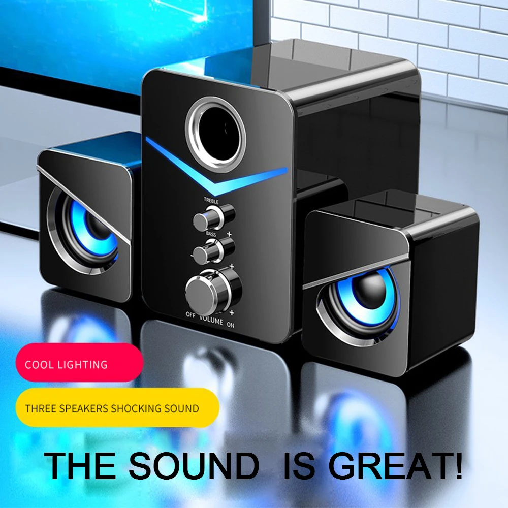 Bluetooth Колонка 3 в 1 D221 Система домашнего кинотеатра басовый сабвуфер со