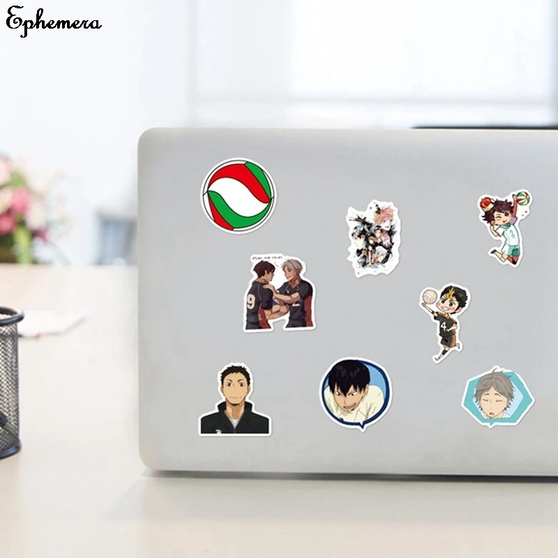 

102PCS Anime Haikyuu!! Stickers PVC Waterproof Laptop Suitcase Notebook Scrapbooking Graffiti DIY Decor Decals