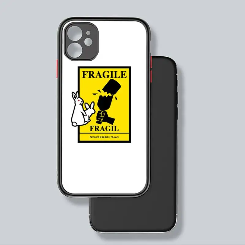 

rogue rabbit Phone Case Matte Transparent for iPhone 7 8 11 12 s mini pro X XS XR MAX Plus coque