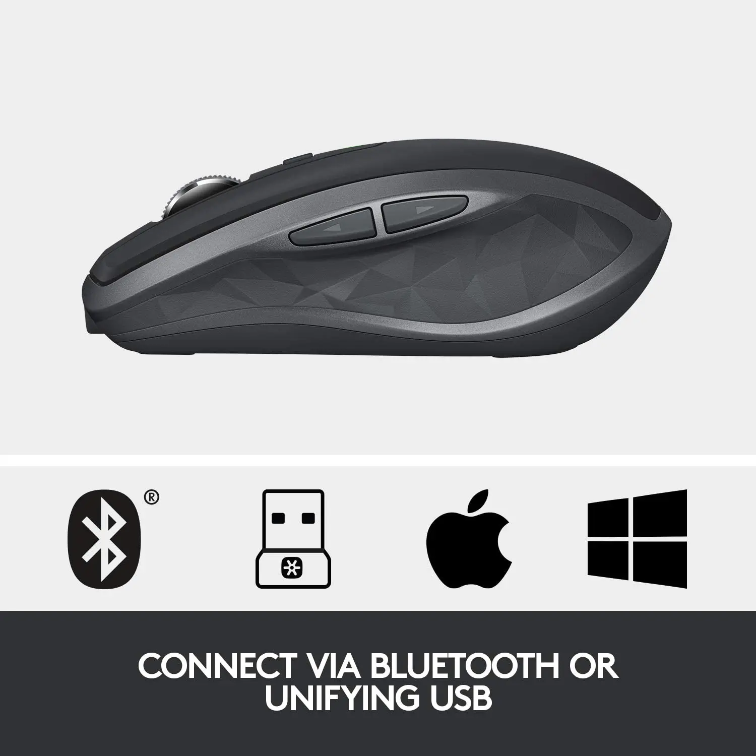

Беспроводная мышь MX Anywhere 2S, 2,4 ГГц, 4000DPI, перезаряжаемая игровая Bluetooth мышь с двойным соединением, топ для нескольких устройств
