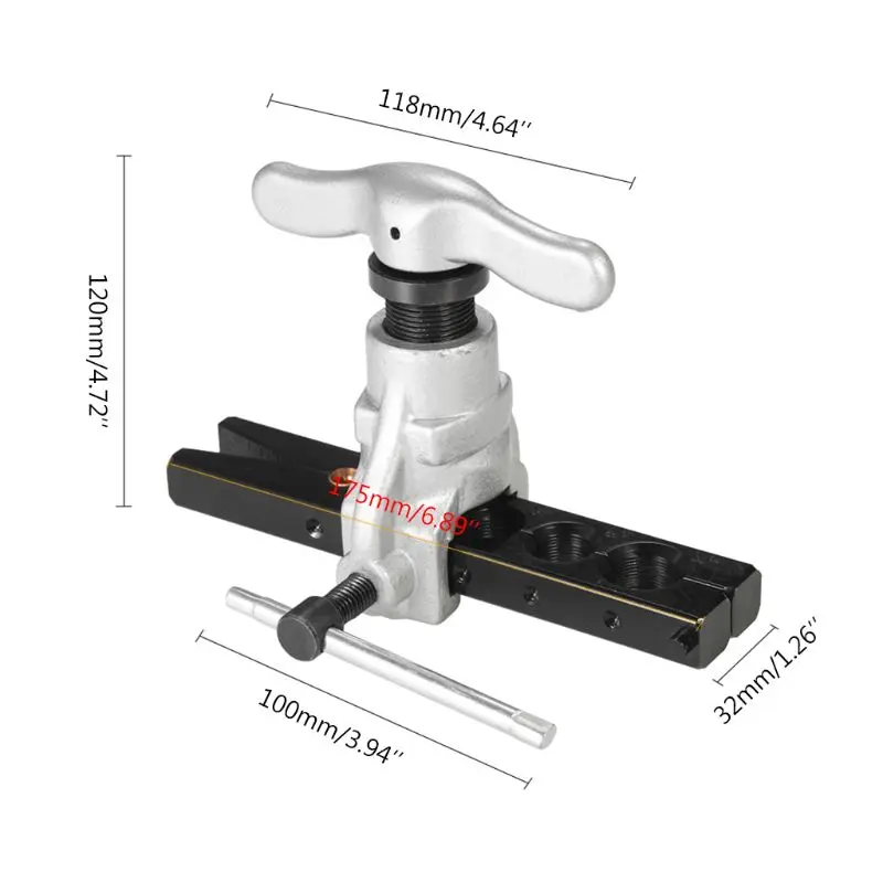 

Manual Copper Tube Expansion Reamer Water Gas Brake Line Application Tubing Eccentric Cone Type Flaring Tool Sets Gadget