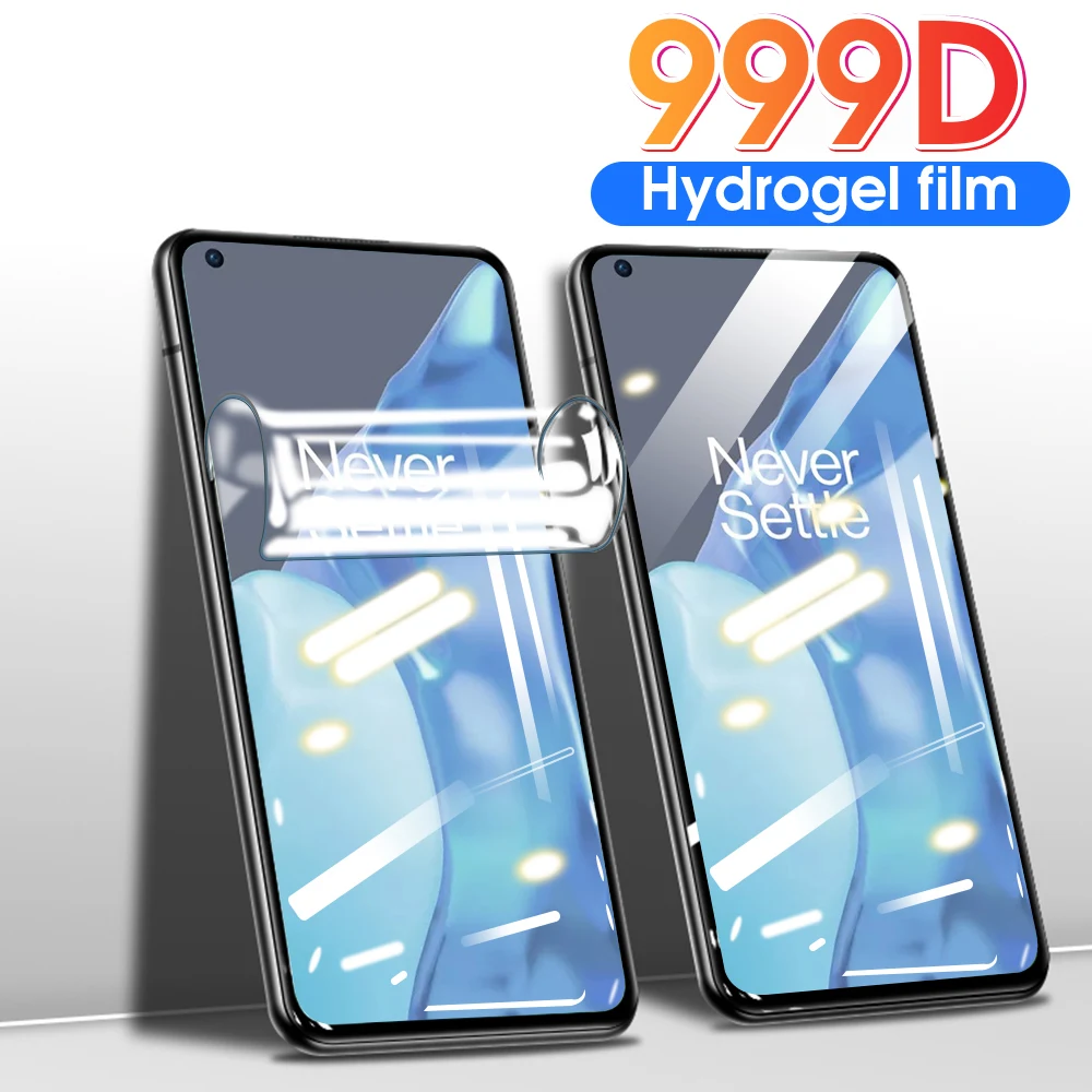 

999D HD Hydrogel Film For Oneplus 9 Pro 9R 9 Nord CE Soft Protective Film For Oneplus Nord N100 N10 5G 8 7 Pro 8T 9RT Not Glass