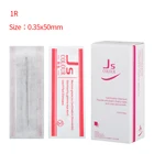 1R макияж бровей Иглы стерилизованные 100 шт Перманентный макияж иглы тату иглы Бесплатная доставка