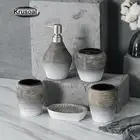 Керамический держатель для зубных щёток и лосьона, в стиле ретро