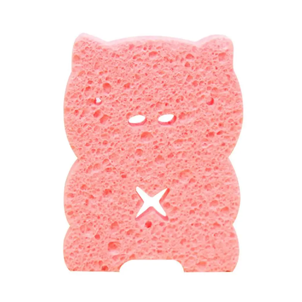 Kuulee Baby Bathing Sponge Cartoon Shape Soft Shower Cleaning Bath Supplies baby bath sponge cellulose multi color | Мать и ребенок