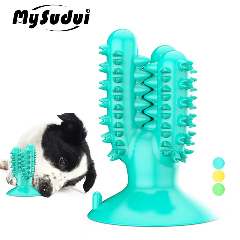 Многофункциональная зубная щетка для собак гибкая домашних питомцев игрушка