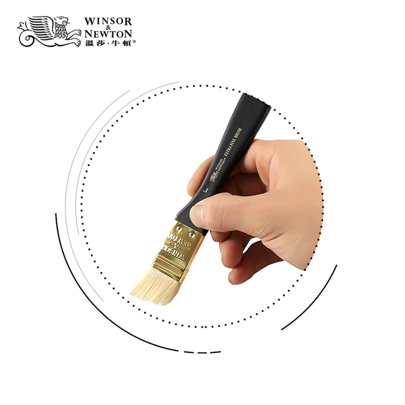 WINSOR & NEWTON Bristle Экстра тонкая кисть маслоотделитель и акриловая краска