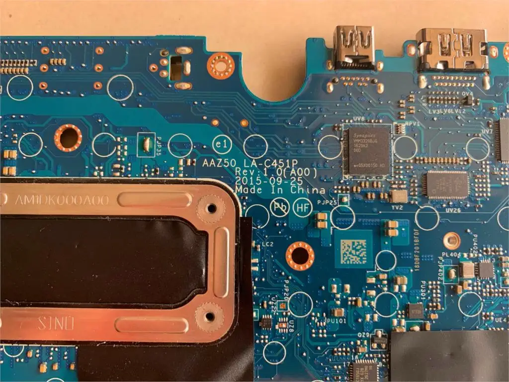 AAZ50 LA-C451P материнская плата для ноутбука DELL Latitude 7270 E7270 Материнская CN-0H7Y7K с SR2F0 I5-6300U