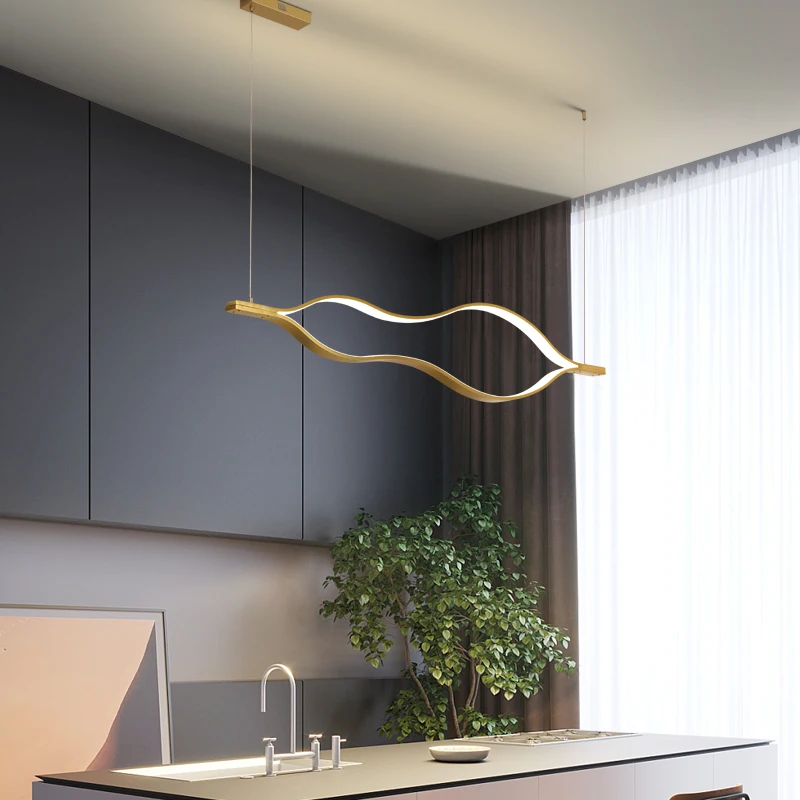 

Ресторан светильник роскошный современный минималист творческая личность светодиодный настенные светильники Длинные Бар Nordic минималистс...