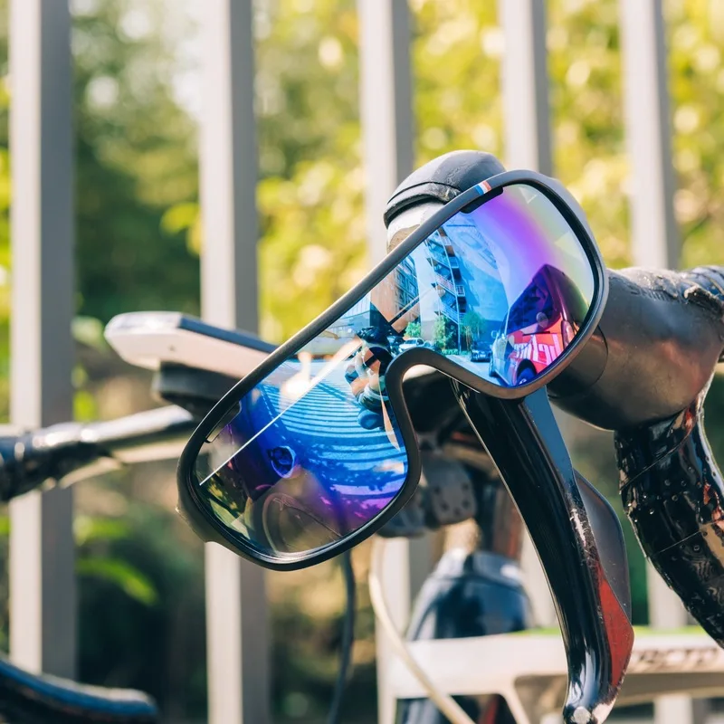 Псу очки для велоспорта Для мужчин MTB велосипеда 4 линзы бега рыбалки занятий