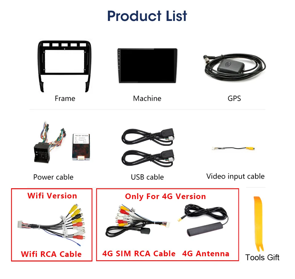 Автомагнитола Roadwise 2 din мультимедийный плеер на Android для Porsche Cayenne 1 9PA 2002 - 2006 2007 2008