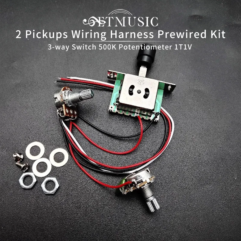 

2 шт., фотовспышки/3-ходовой переключатель 1T1V 500K Pots/для запасной гитары FD TL