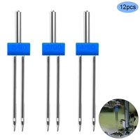 miusie 3pcs 2mm 3mm 4mm stainless steel double twin needle pins for household multi functional sewing machine accessories
