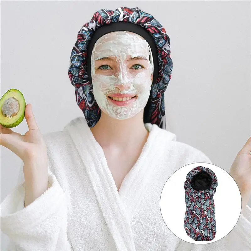 

1pc Girl Showering Cap Creative Sleep Cap Beauty Cap Comfortable Nightcap