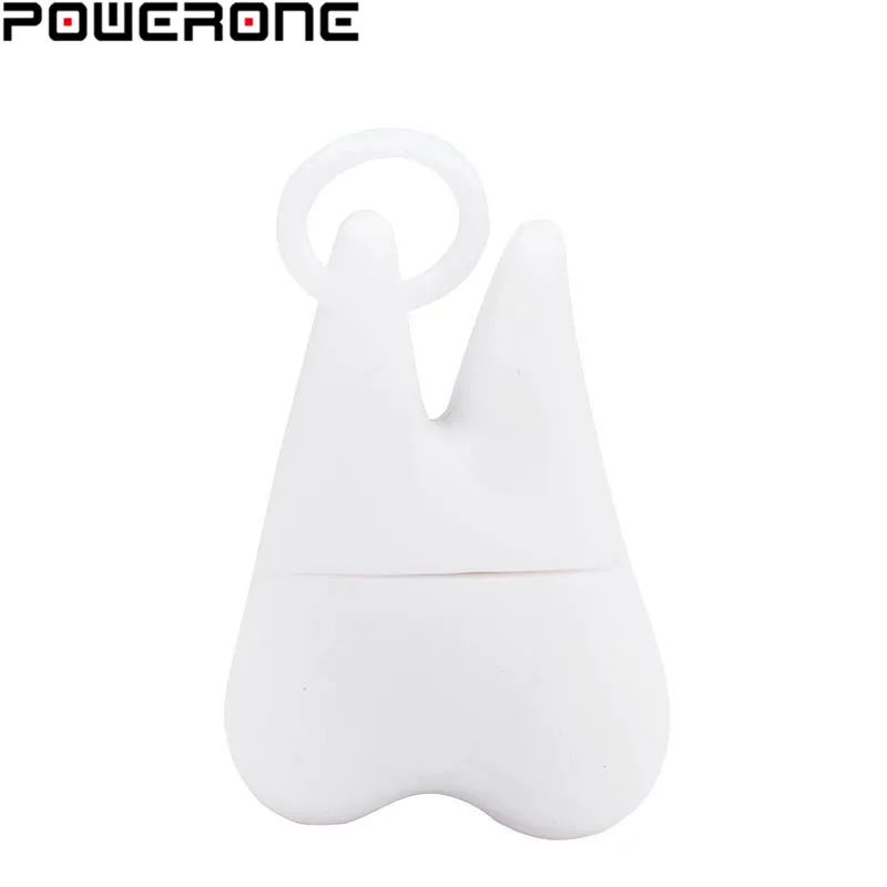 POWERONE Usb 2 0 флеш накопитель с белыми зубами 4 ГБ 8 16 32 64 ГБ|USB флэш-накопители| |