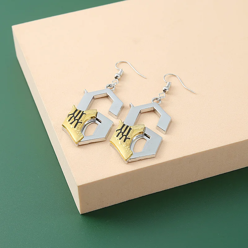 Anime Bleach Drop Earrings Kurosaki Mask Earings Shape Figure 6 Pendant Hook For Women Cosplay Jewelry Accessories Gift |