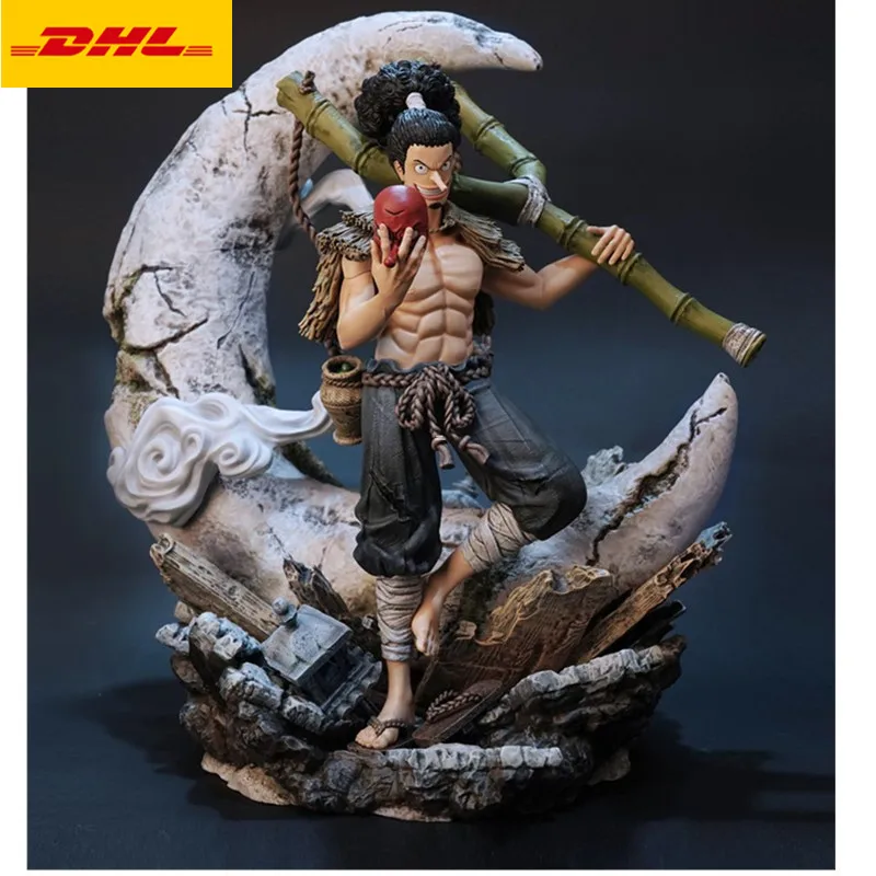 

16" One Piece Statue The Straw Hat Pirates Bust Usopp Full-Length Portrait 1/6 Original Version GK Action Figure Toy 41CM X1179