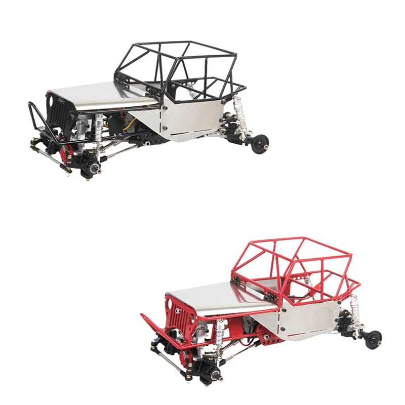 

Metal Assembled Rock Buggy Roll Cage Tube Frame Body Shell Chassis for 1/16 RC Crawler Car WPL C14 C24 C24-1 DIY Parts