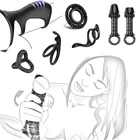 Экзотические аксессуары, силиконовое кольцо на пенис, член, рукав для эрекции, взрослые 18 +, секс-игрушки для мужчин, интимные товары