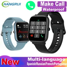 Smartwatch Women Men Bluetooth Call Sport Waterproof Smart Watch For Android IOS Fitness Heart Rate Monitor PK Watch6 P8 B57