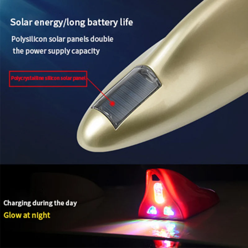 Автомобильная солнечная Акулий плавник антенсветильник новинка 18 светильник s