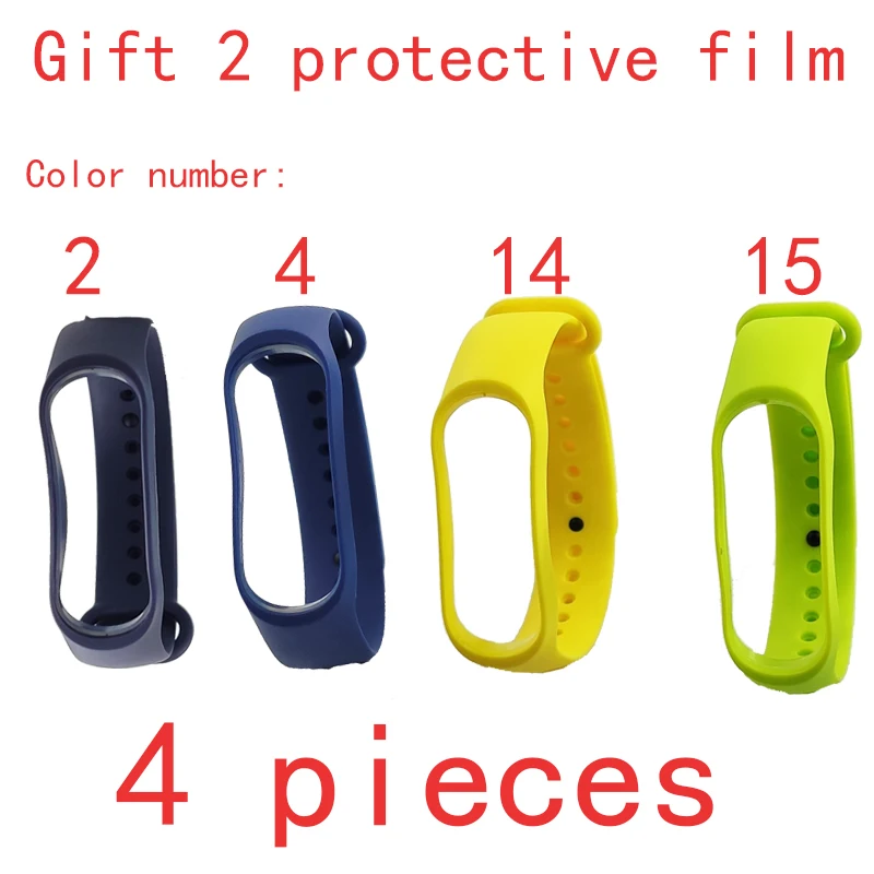 F Для xiaomi mi band 4 ремешок браслет часы силиконовый ремешок для xiaomi mi band 3 браслет mi band 4 NFC анти-потеря ремешок - Цвет: F