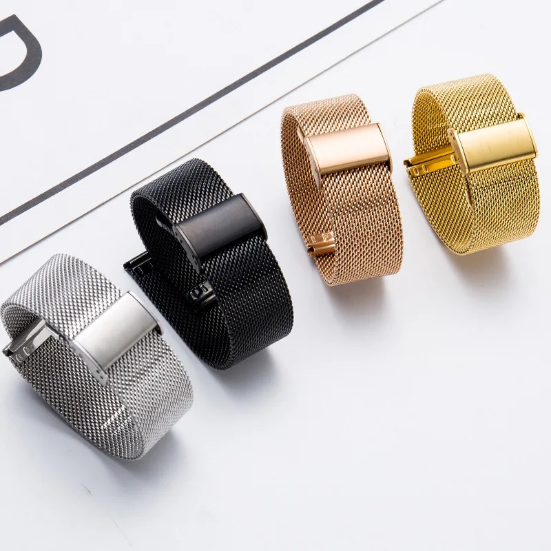 Миланская петля браслет из нержавеющей стали для Huami Amazfit Stratos 2/2S 20 22 мм Bip