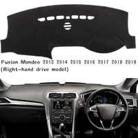 for ford fusion mondeo 2013 2014 2015 2016 2017 2018 2019 car auto inner dashboard cover dash mat cape carpet 2 layers