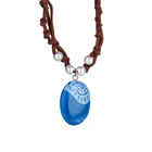 Романтическое ожерелье с подвеской из голубого камня, Полинезия, океан, принцесса, Моана, веревочная цепочка, ожерелье для женщин, модные украшения для женщин