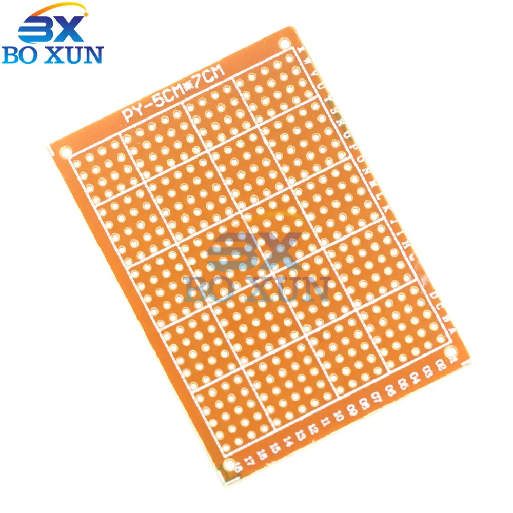 10 шт. 5x7 см DIY Прототип Бумага печатной платы Универсальный Эксперимент Матрица
