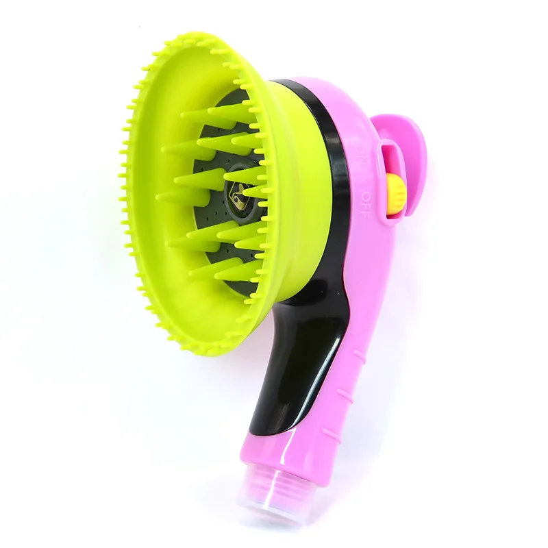Green Pink Многофункциональные опрыскиватели для ванны, душа, насадка, спрей, массажная головка, уход за кошкой, моющие опрыскиватели, инструменты, принадлежности для домашних животных - Цвет: Green Pink