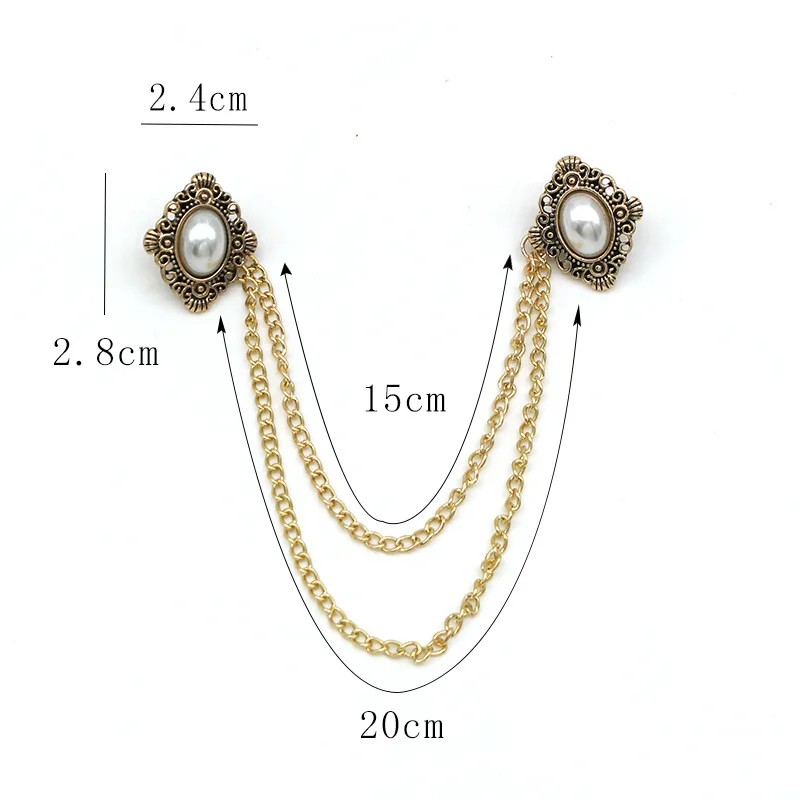 Ретро-броши для женской одежды кардиган свитер блузка с отложным воротником