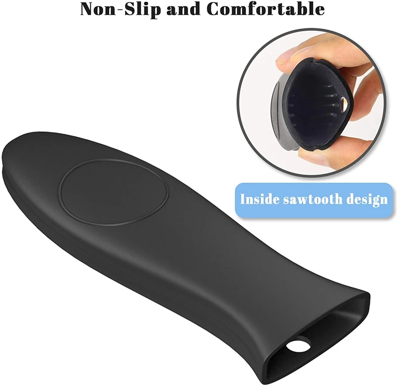 2 шт силиконовый нескользящий Горячая ручка держатель Теплоизоляционный горшок