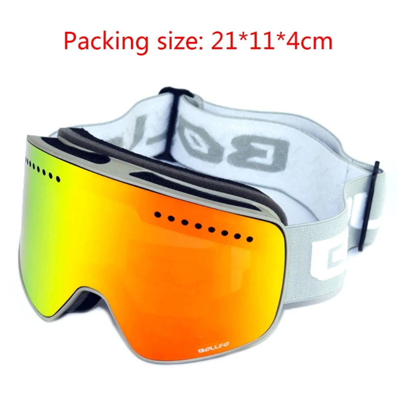 

Ski Goggles with Magnetic Double Layer Detachable Lens Skiing Anti-fog UV Snowboard Eye Protection Men Women Ski Sunglasses Eyew