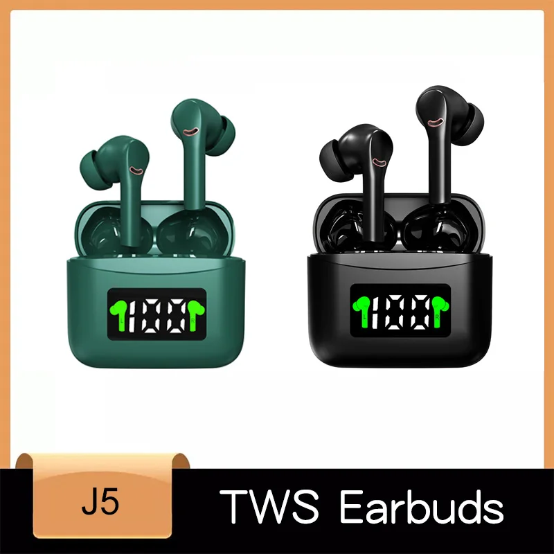

Wireless Earphone Bluetooth 5.2 TWS Headsets LED Display with mic Hifi Stereo Sport Earbuds earphones bass for smart phone