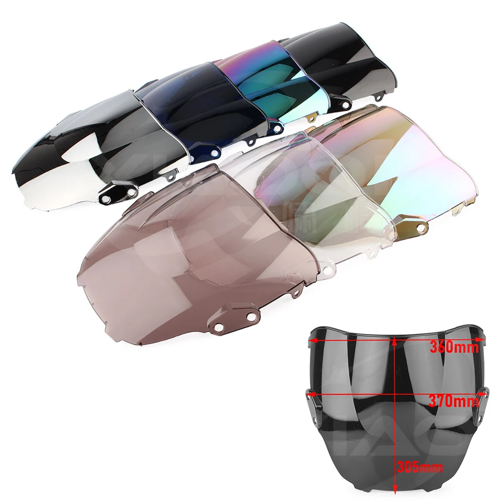 Двойной пузырь ABS ветер экран для Honda CBR600 F3 1995 1996 1997 1998 CBR600R лобовое стекло черный