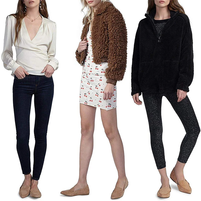 CHUQING/женские балетки на плоской подошве сезон весна обувь с острым носком удобная