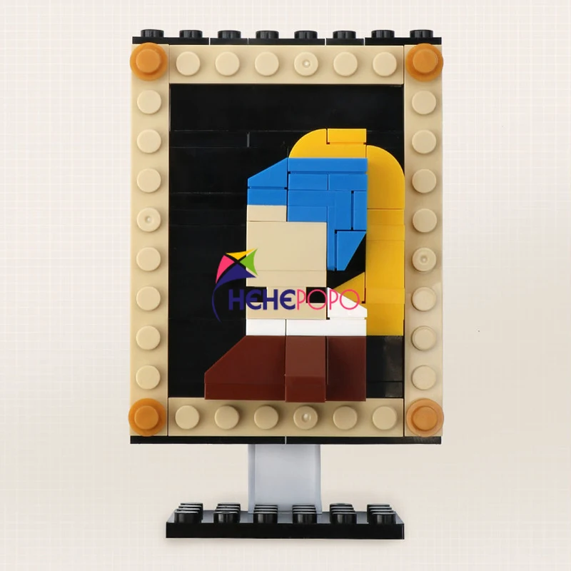 

World Famous Classic Painting Van Gogh MOC Sets Model Building Kits Creator Blocks Kids Toys Chilaren Girls Friends Bricks Art