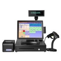 15 touch screen all in one pos systemcash registercashier pos machine