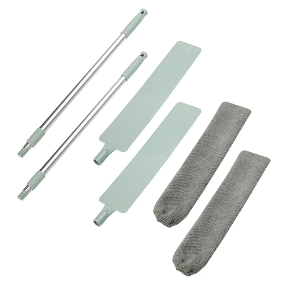 1/2PC выдвижная щетка из перьев для уборки пыли с телескопический шест микрофибры