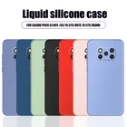 Чехол для Xiaomi Poco X3 NFC, чехол из жидкого силикона, мягкий ударопрочный бампер из ТПУ, чехол для телефона Poco X3 Pocox3 Note 10T PRO Lite