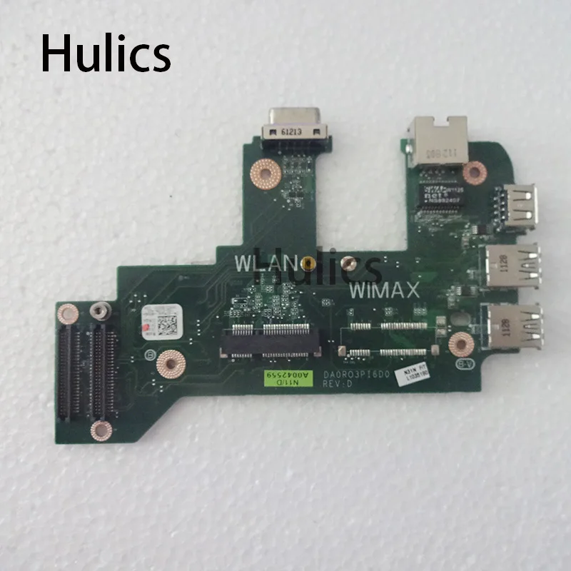 USB-плата Hulics для Dell inspiron N7110 17R Vostro 3750 0NVJ4 CY4GM плата Ethernet NIC аудио Wi-Fi Lan-карта DA0R03PI6D0