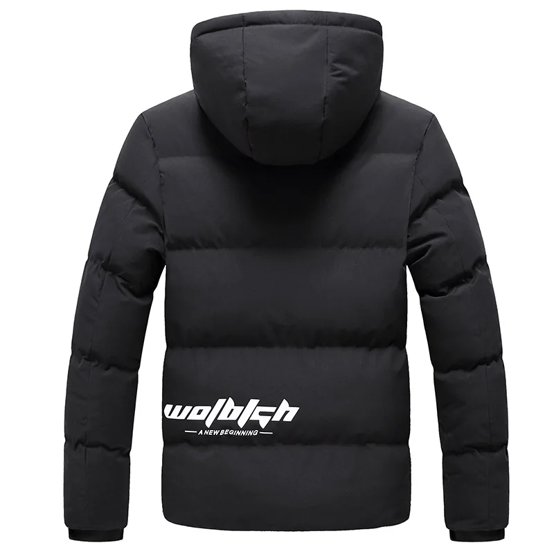 

2021 Fashion Men Winter Jacket Coat Hooded Warm Mens New Coat Parkas Casual Slim Fit Student Male Overcoat Jacket Drop Shipping