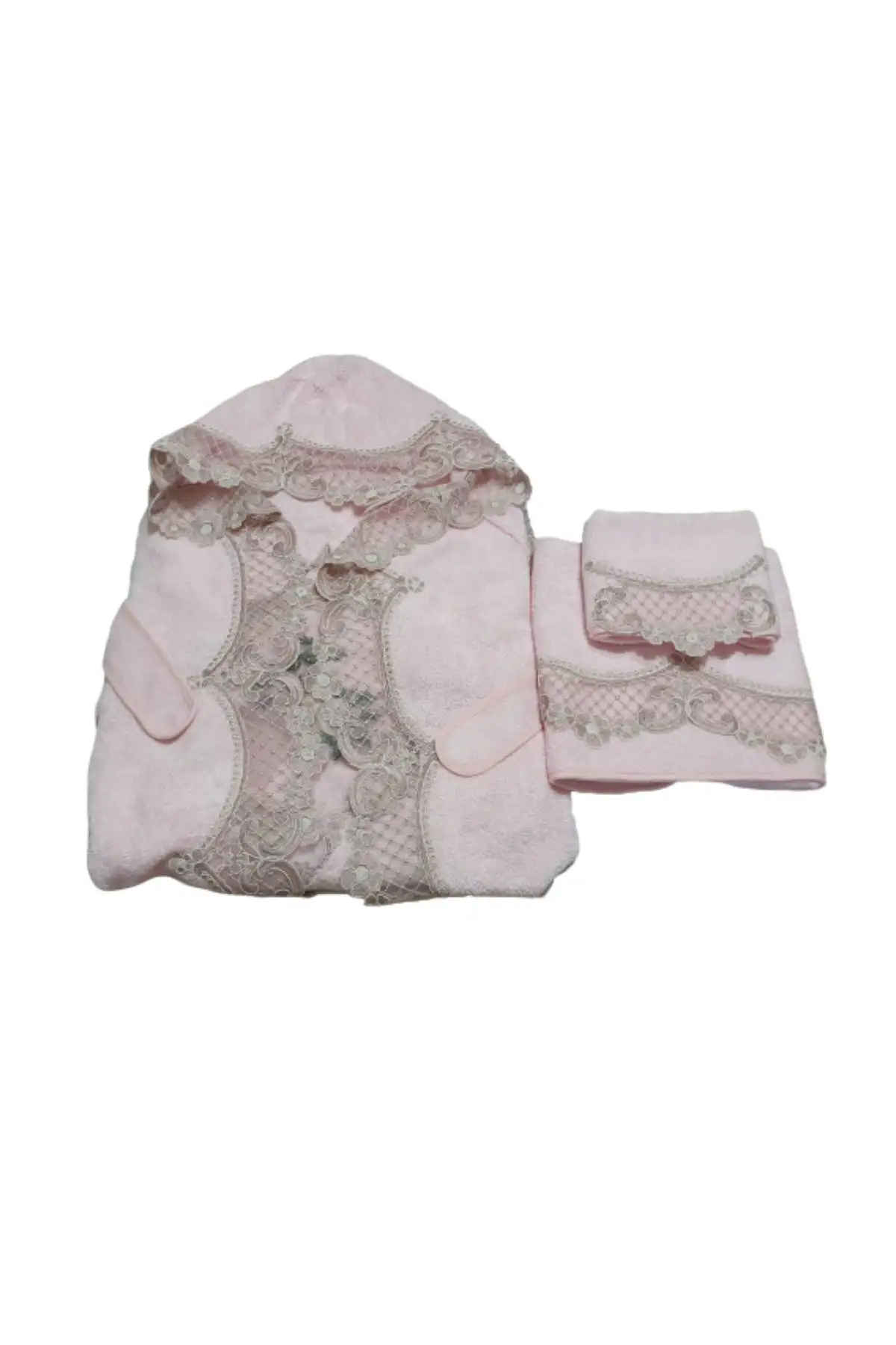 

Женский халат с капюшоном и тройным капюшоном