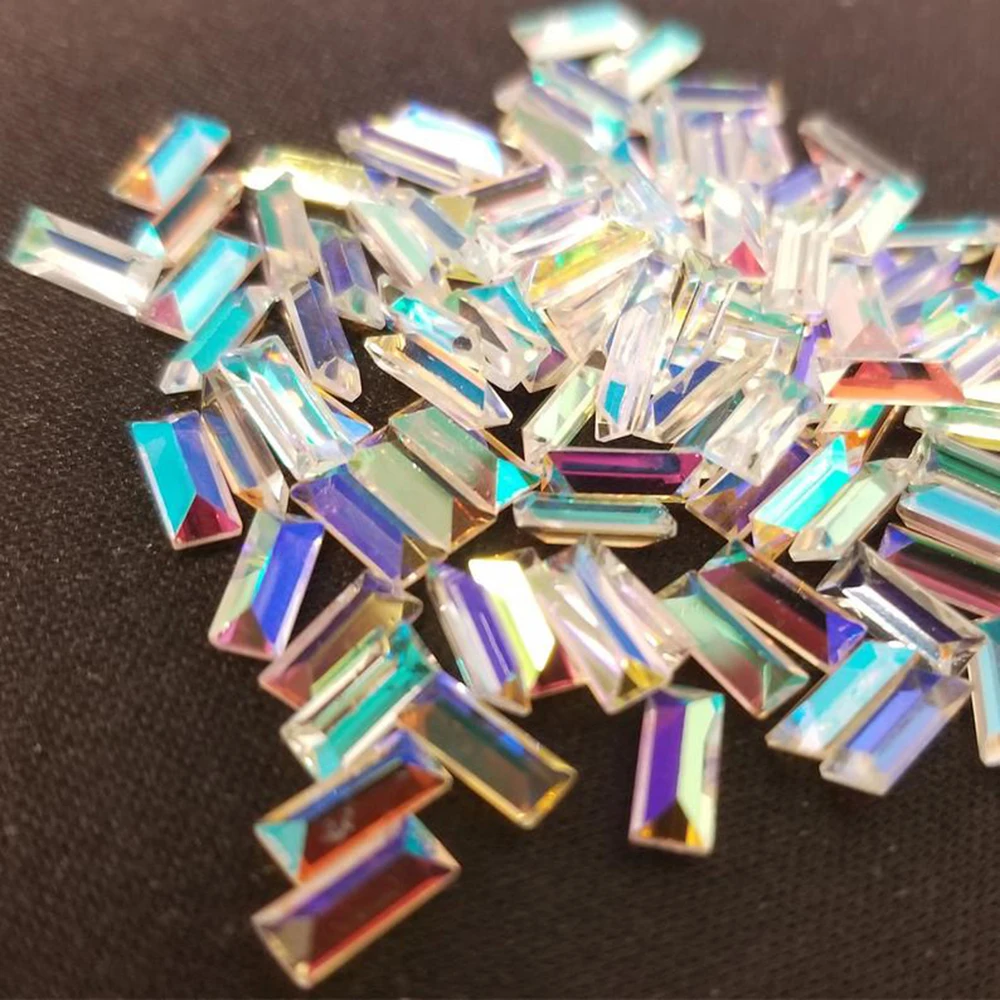 

20Pcs/lot Irregular Nails Art Rhinestone 4mm Multi-shapes AB Color Crystal Diamonds Jewelry DIY Resin Manicure Decoration WS#44